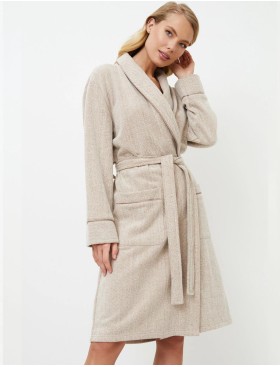 Банный халат Aruelle MARIANNA BEIGE, Цвет: бежевый, Размеры: S