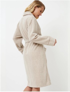 Банный халат Aruelle MARIANNA BEIGE, Цвет: бежевый, Размеры: S, изображение 2