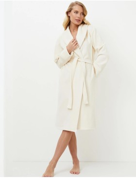 Теплый халат Aruelle NORELLA, Цвет: экрю, Размеры: S, изображение 4