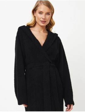 Длинный женский халат Aruelle RORY, Цвет: черный, Размеры: XS