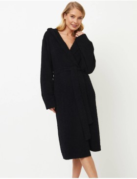 Длинный женский халат Aruelle RORY, Цвет: черный, Размеры: XS, изображение 3