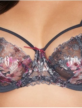 Бюстгальтер мягкий Ava ROMANCE 2123 M Gray, Цвет: графит, Размеры: 70I, изображение 3