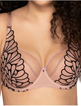 Бюстгальтер полумягкий Ava ANGEL WINGS 1927 PU tatoo, Цвет: телесный+tatoo, Размеры: 70I