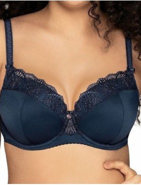 Бюстгальтер балконет Ava FREESIA 1924 U темно-синий, Цвет: темно-синий, Размеры: 100F