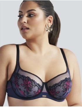 Бюстгальтер с мягкой чашкой Ava MISTRAL 2120 M Navy Blue, Цвет: тёмно-синий, Размеры: 70I, изображение 3