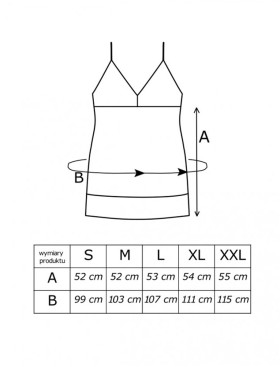 Сорочка на тонких бретелях Donna JANETTE nightdress RED, Цвет: красный, Размеры: S, изображение 3