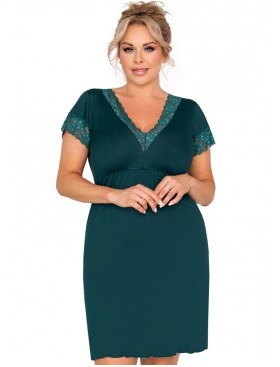 Ночная сорочка Donna MARIZA PLUS nightdress GREEN, Цвет: изумрудный, Размеры: 5XL