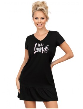 Ночная сорочка Donna PANTERA nightdress BLACK, Цвет: черный, Размеры: 2XL