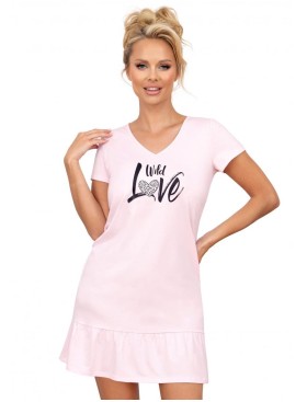 Ночная сорочка Donna PANTERA nightdress PINK, Цвет: розовый, Размеры: S