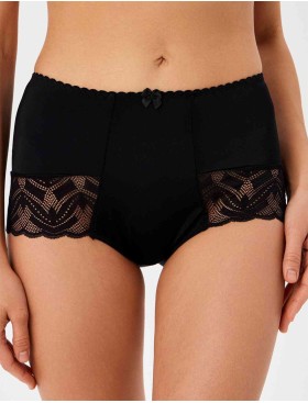 Трусы женские высокие Elli 711 LACE черный, Цвет: черный, Размеры: S