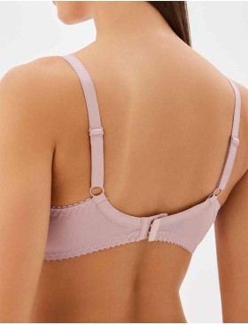 Кружевной бюстгальтер с поролоном Elli 3030 хрустальная роза, Цвет: хрустальная роза, Размеры: 95B, изображение 2