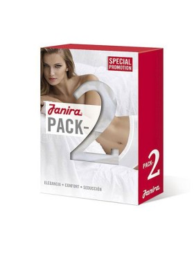 Высокие хлопковые трусы слипы в наборе (2шт) Janira PACK-2 ESENCIAL 1031764 blanco, Цвет: blanco (белый), Размеры: XL, изображение 3
