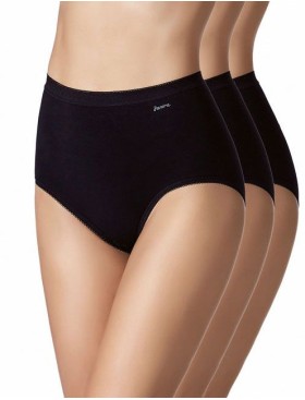 Хлопковые трусы макси Janira PACK-3 MAXI ESENCIAL 1031183 в наборе (3шт) negro, Цвет: negro (черный), Размеры: XL