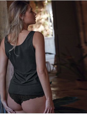 Хлопковая майка топ Janira BELLE COTTON 1040142 black, Цвет: black (черный), Размеры: M, изображение 2