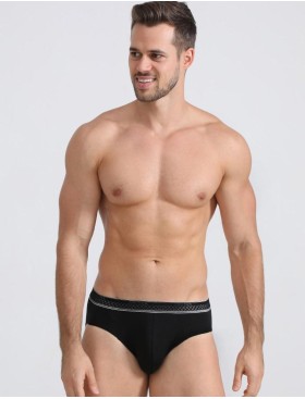 Мужские трусы слипы Jolidon N309MM black, Цвет: black (черный), Размеры: L, изображение 3