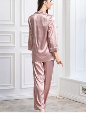 Пижама шёлковая Mia-Amore FELLINI 3915 пудра, Цвет: пудровый, Размеры: L, изображение 4