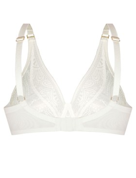 Кружевной бюстгальтер на косточках Mefemi DESIRE M bralette экрю, Цвет: экрю, Размеры: 70I, изображение 9