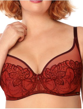 Бюстгальтер мягкий Nipplex LIVIA M рубин, Цвет: рубин, Размеры: 75C