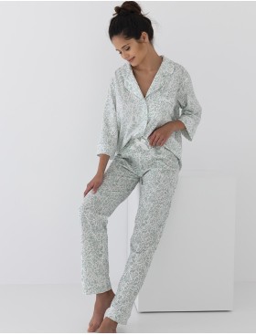 Женская пижама из хлопка Sensis ELISE, Цвет: мята, Размеры: M, изображение 2