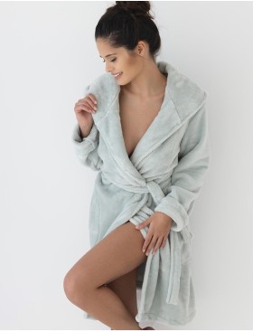 Теплый банный халат Sensis GARDEN, Цвет: мята, Размеры: S/M