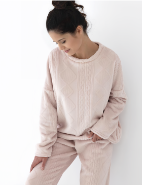 Теплый домашний комплект Sensis RUTH, Цвет: розовый, Размеры: M