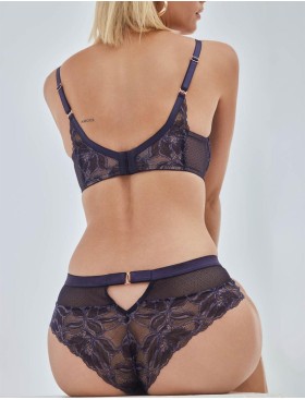 Бюстгальтер с пуш-ап Alles GLOW P-UP navy blue, Цвет: темно-синий, Размеры: 60D, изображение 5