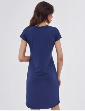 Сорочка с короткими рукавами Cornette 619 JULIET, Цвет: темно-синий, Размеры: L, изображение 2