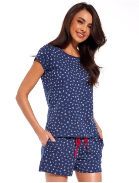 Пижама с шортами из хлопка Cornette 814 ARIEL, Цвет: темно-синий, Размеры: L