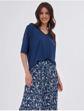 Женская пижама Cornette 844 BETSY, Цвет: темно-синий, Размеры: XL