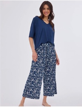Женская пижама Cornette 844 BETSY, Цвет: темно-синий, Размеры: XL, изображение 2