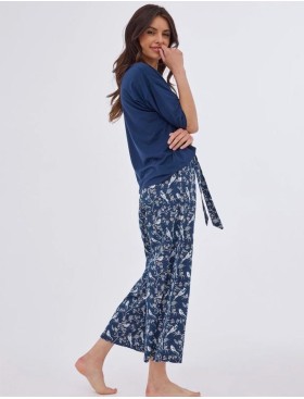 Женская пижама Cornette 844 BETSY, Цвет: темно-синий, Размеры: XL, изображение 4
