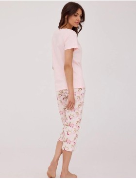 Пижама с укороченными брюками Cornette 848 ABBY, Цвет: светло-розовый, Размеры: L, изображение 3