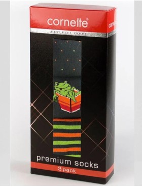 Набор носков 3 пары разных цветов Cornette A59, Цвет: мульти, Размеры: 39/41, изображение 4