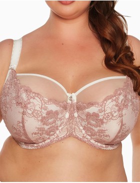 Бюстгальтер полумягкий большого размера Gaia 1244 RANITA PU Maxi розовый, Цвет: розовый, Размеры: 70L