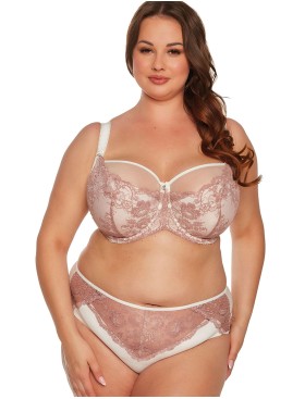 Бюстгальтер полумягкий большого размера Gaia 1244 RANITA PU Maxi розовый, Цвет: розовый, Размеры: 70L, изображение 6