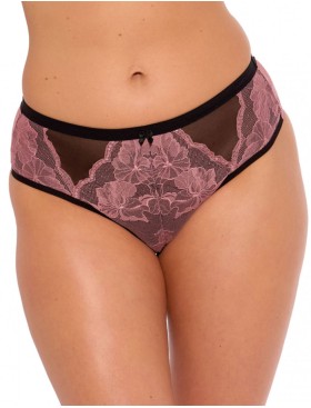 Трусики слипы Gaia 1266 MALENE figi чёрно-розовый, Цвет: чёрно-розовый, Размеры: S