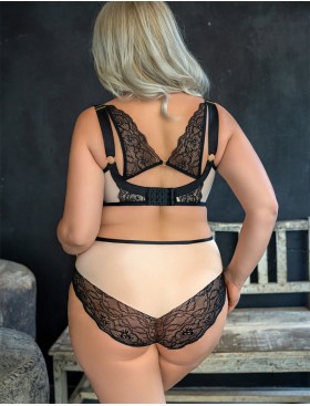 Бюстгальтер с мягкой чашкой Kris Line LIME soft full cup, Цвет: бежевый+лайм, Размеры: 100E, изображение 5