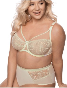 Мягкий бюстгальтер с вышивкой Mefemi JANETTE M мята, Цвет: мята, Размеры: 80G, изображение 5