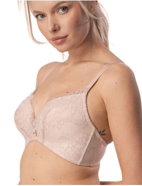 Бюстгальтер двойной пуш-ап Mefemi SEPHORA Super P-UP капучино, Цвет: капучино, Размеры: 70E, изображение 2