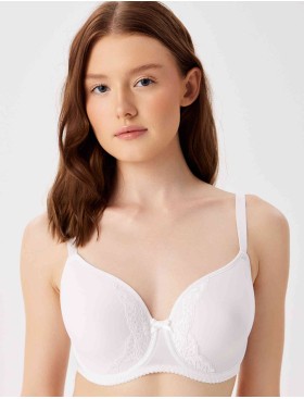 Бюстгальтер спейсер Milavitsa 119141 белый, Цвет: белый, Размеры: 85F, изображение 5