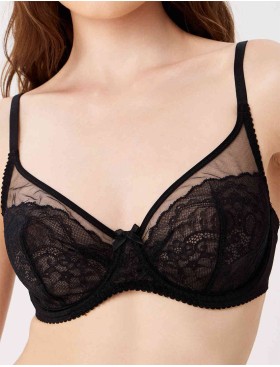 Бюстгальтер с мягкой чашкой Milavitsa 129010 черный, Цвет: черный, Размеры: 75F