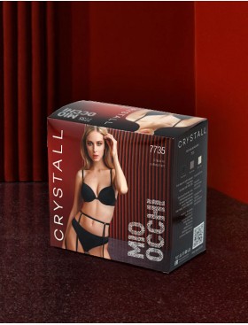 Бюстгальтер с пуш-ап гелем Mioocchi CRYSTALL 7735 cipria, Цвет: cipria (пудровый), Размеры: 85B, изображение 8