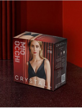 Бюстгальтер бралетт Mioocchi CRYSTALL 7736 cipria, Цвет: cipria (пудровый), Размеры: 90C, изображение 6