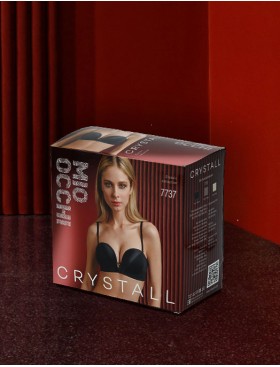 Бюстгальтер планж супер пуш-ап Mioocchi CRYSTALL 7737 cipria, Цвет: cipria (пудровый), Размеры: 70B, изображение 6