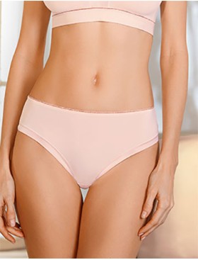 Трусы слипы миди Mioocchi CRYSTALL 7837 rosa crema, Цвет: rosa crema (розовый), Размеры: S