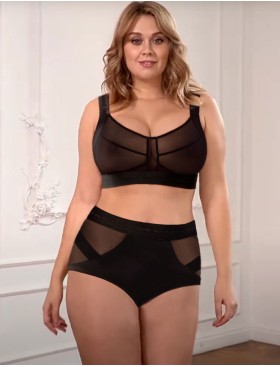 Мягкий бюстгальтер без косточек Mioocchi X-FACTOR 8151 nero, Цвет: nero (черный), Размеры: 90D, изображение 3