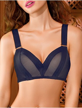 Бюстгальтер балконет пуш-ап Mioocchi X-FACTOR 8152 blu notte, Цвет: blu notte (синий), Размеры: 80C