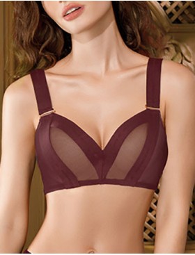 Бюстгальтер балконет пуш-ап Mioocchi X-FACTOR 8152 cabernet, Цвет: cabernet (бордо), Размеры: 80C