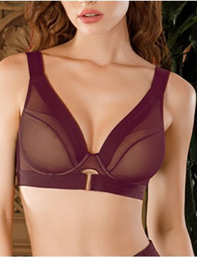 Бюстгальтер бралетт Mioocchi X-FACTOR 8153 cabernet, Цвет: cabernet (бордо), Размеры: 95D