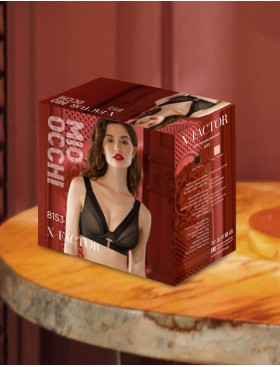 Бюстгальтер бралетт Mioocchi X-FACTOR 8153 blu notte, Цвет: blu notte (синий), Размеры: 95D, изображение 3